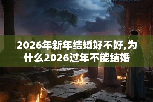 2026年新年结婚好不好,为什么2026过年不能结婚