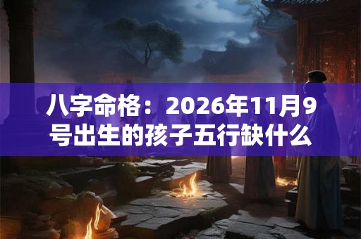 八字命格:2026年11月9号出生的孩子五行缺什么 八字命格:2026年11月9号出生的孩子五行缺什么