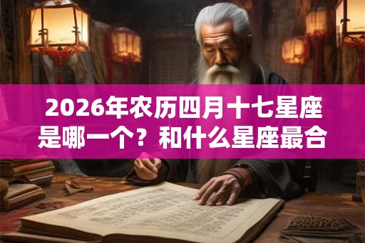 2026年农历四月十七星座是哪一个？和什么星座最合？