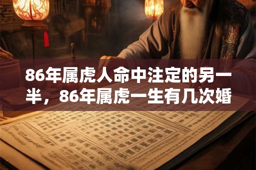 86年属虎人命中注定的另一半，86年属虎一生有几次婚姻？