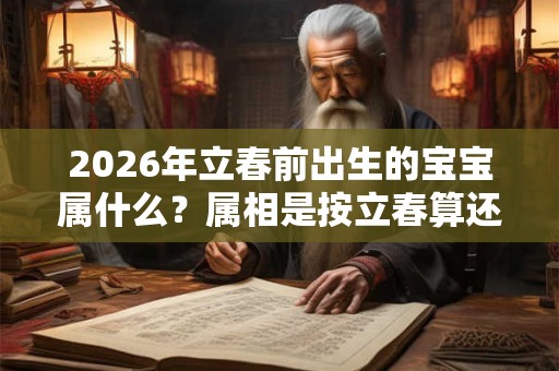 2026年立春前出生的宝宝属什么？属相是按立春算还是春节算？