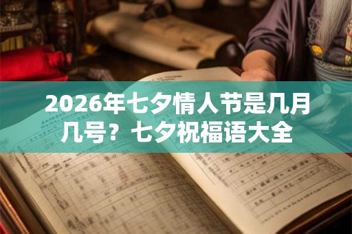 2026年七夕情人节是几月几号?七夕祝福语大全 2026年七夕情人节是几月几号?七夕祝福语大全