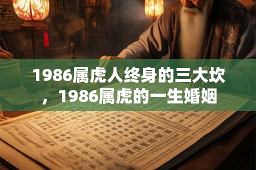 1986属虎人终身的三大坎，1986属虎的一生婚姻