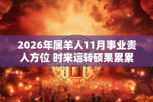 2026年属羊人11月事业贵人方位 时来运转硕果累累 2026年属羊人11月事业贵人方位 时来运转硕果累累