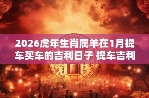 2026虎年生肖属羊在1月提车买车的吉利日子 提车吉利日子