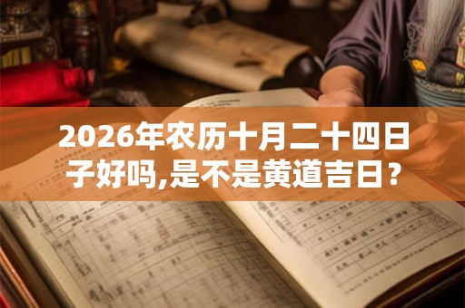 2026年农历十月二十四日子好吗,是不是黄道吉日？
