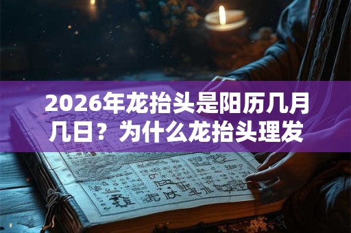 2026年龙抬头是阳历几月几日？为什么龙抬头理发