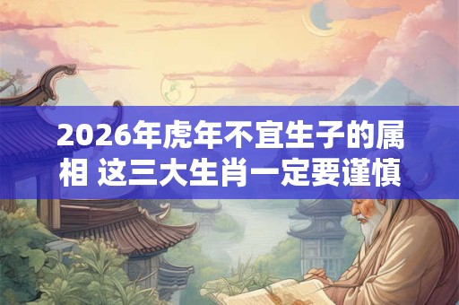2026年虎年不宜生子的属相 这三大生肖一定要谨慎