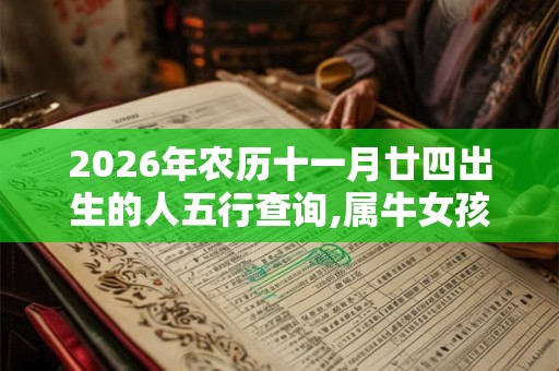 2026年农历十一月廿四出生的人五行查询,属牛女孩取名