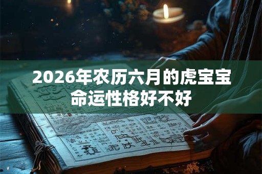 2026年农历六月的虎宝宝命运性格好不好
