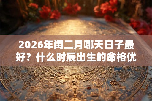 2026年闰二月哪天日子最好?什么时辰出生的命格优秀 2026年闰二月哪天日子最好?什么时辰出生的命格优秀
