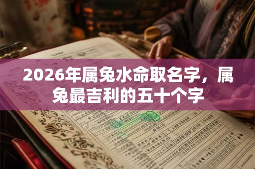 2026年属兔水命取名字,属兔最吉利的五十个字 2026年属兔水命取名字,属兔最吉利的五十个字