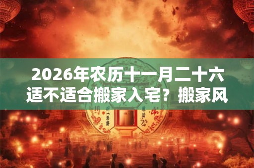 2026年农历十一月二十六适不适合搬家入宅?搬家风水禁忌 2026年农历十一月二十六适不适合搬家入宅?搬家风水禁忌