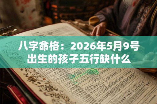 八字命格：2026年5月9号出生的孩子五行缺什么