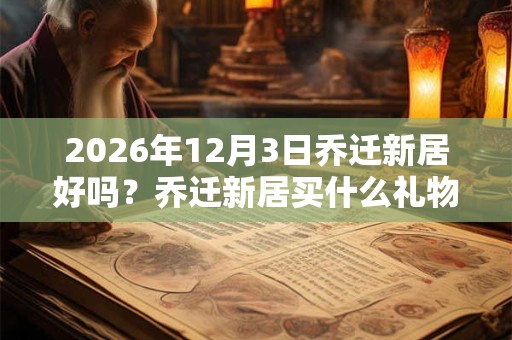 2026年12月3日乔迁新居好吗？乔迁新居买什么礼物？
