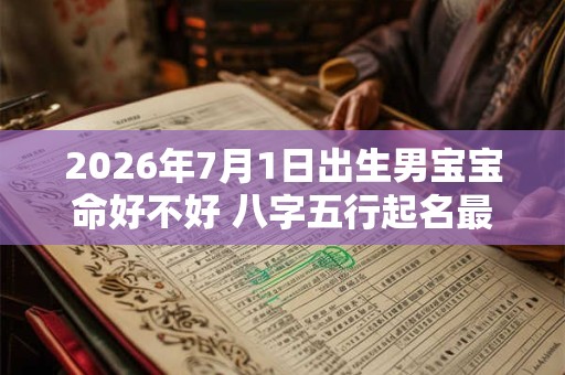 2026年7月1日出生男宝宝命好不好 八字五行起名最全款