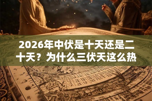 2026年中伏是十天还是二十天？为什么三伏天这么热？