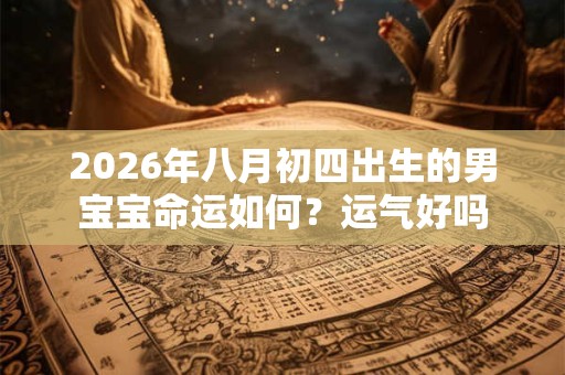 2026年八月初四出生的男宝宝命运如何？运气好吗