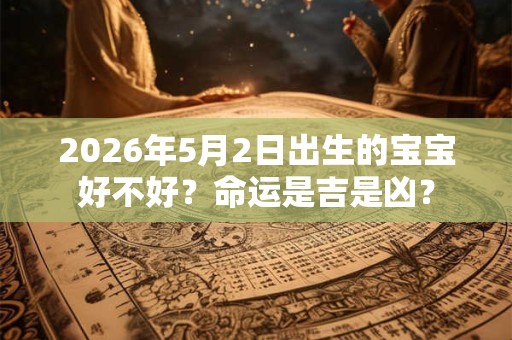 2026年5月2日出生的宝宝好不好?命运是吉是凶? 2026年5月2日出生的宝宝好不好?命运是吉是凶?