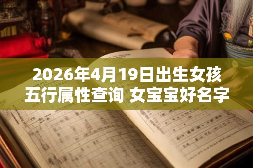 2026年4月19日出生女孩五行属性查询 女宝宝好名字合集