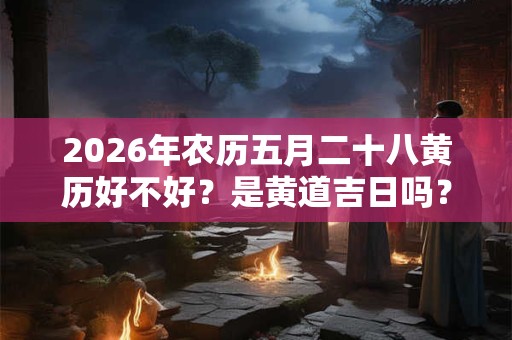 2026年农历五月二十八黄历好不好?是黄道吉日吗? 2026年农历五月二十八黄历好不好?是黄道吉日吗?