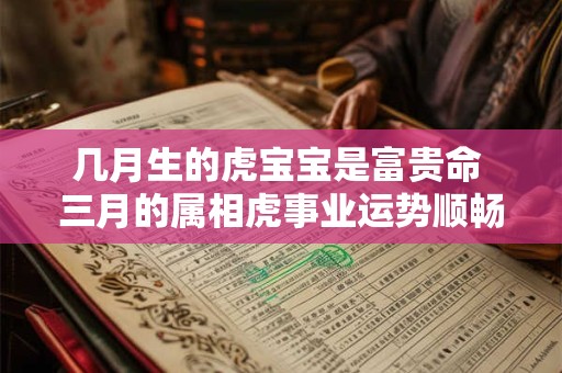 几月生的虎宝宝是富贵命 三月的属相虎事业运势顺畅 几月生的虎宝宝是富贵命 三月的属相虎事业运势顺畅