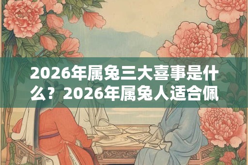 2026年属兔三大喜事是什么？2026年属兔人适合佩戴什么