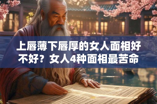 上唇薄下唇厚的女人面相好不好？女人4种面相最苦命