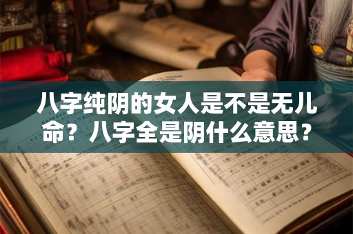 八字纯阴的女人是不是无儿命？八字全是阴什么意思？