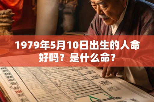 1979年5月10日出生的人命好吗？是什么命？