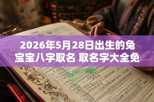 2026年5月28日出生的兔宝宝八字取名 取名字大全免费查询 2026年5月28日出生的兔宝宝八字取名 取名字大全免费查询