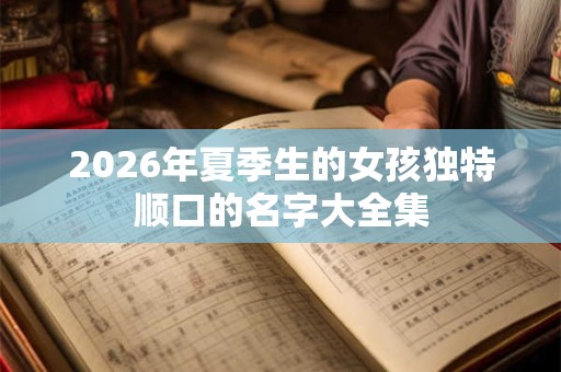 2026年夏季生的女孩独特顺口的名字大全集