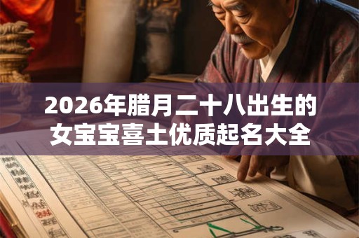 2026年腊月二十八出生的女宝宝喜土优质起名大全 2026年腊月二十八出生的女宝宝喜土优质起名大全