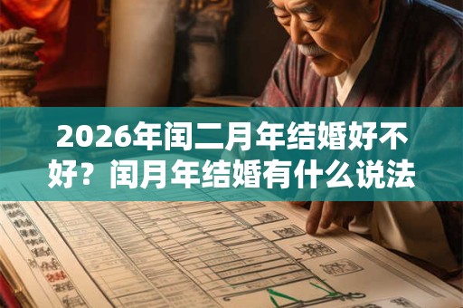 2026年闰二月年结婚好不好?闰月年结婚有什么说法? 2026年闰二月年结婚好不好?闰月年结婚有什么说法?
