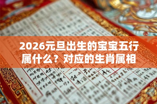 2026元旦出生的宝宝五行属什么？对应的生肖属相