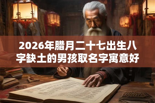 2026年腊月二十七出生八字缺土的男孩取名字寓意好 2026年腊月二十七出生八字缺土的男孩取名字寓意好