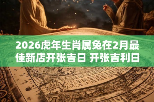 2026虎年生肖属兔在2月最佳新店开张吉日 开张吉利日子