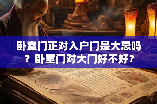 卧室门正对入户门是大忌吗？卧室门对大门好不好？