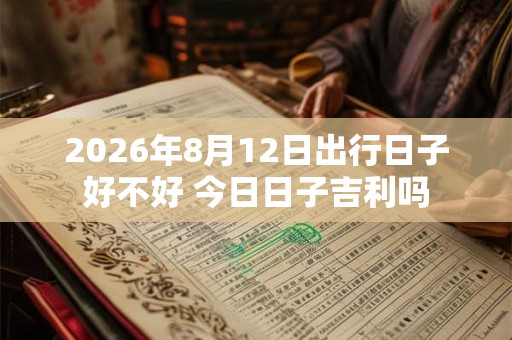 2026年8月12日出行日子好不好 今日日子吉利吗