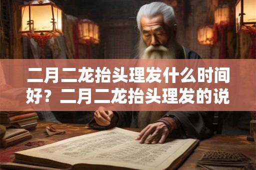二月二龙抬头理发什么时间好？二月二龙抬头理发的说法