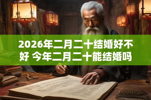 2026年二月二十结婚好不好 今年二月二十能结婚吗