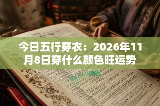 今日五行穿衣：2026年11月8日穿什么颜色旺运势