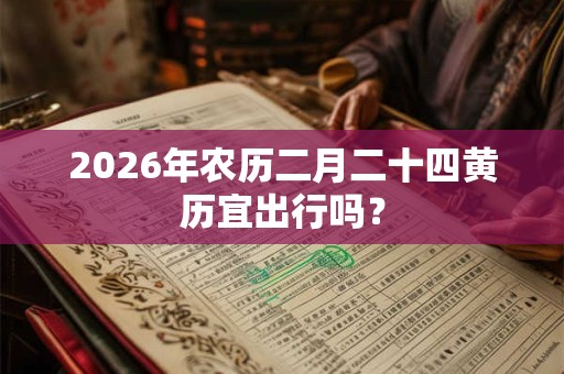 2026年农历二月二十四黄历宜出行吗? 2026年农历二月二十四黄历宜出行吗?