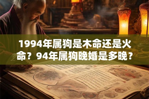 1994年属狗是木命还是火命？94年属狗晚婚是多晚？