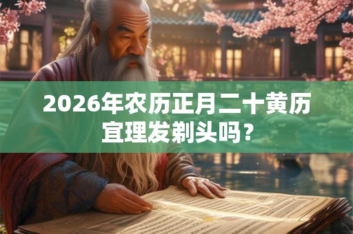 2026年农历正月二十黄历宜理发剃头吗? 2026年农历正月二十黄历宜理发剃头吗?