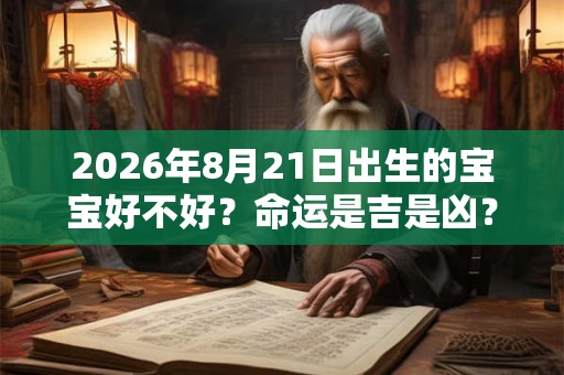 2026年8月21日出生的宝宝好不好?命运是吉是凶? 2026年8月21日出生的宝宝好不好?命运是吉是凶?