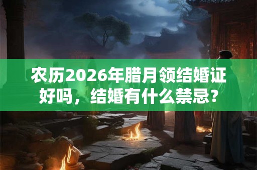 农历2026年腊月领结婚证好吗,结婚有什么禁忌? 农历2026年腊月领结婚证好吗,结婚有什么禁忌?