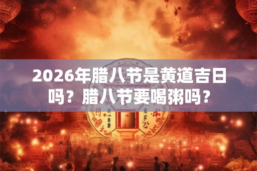 2026年腊八节是黄道吉日吗?腊八节要喝粥吗? 2026年腊八节是黄道吉日吗?腊八节要喝粥吗?