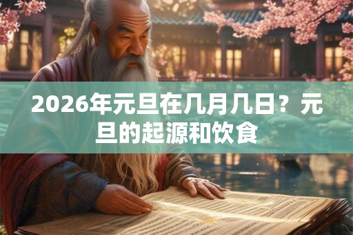2026年元旦在几月几日？元旦的起源和饮食