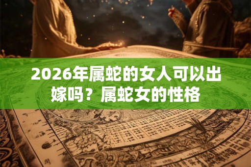 2026年属蛇的女人可以出嫁吗?属蛇女的性格 2026年属蛇的女人可以出嫁吗?属蛇女的性格